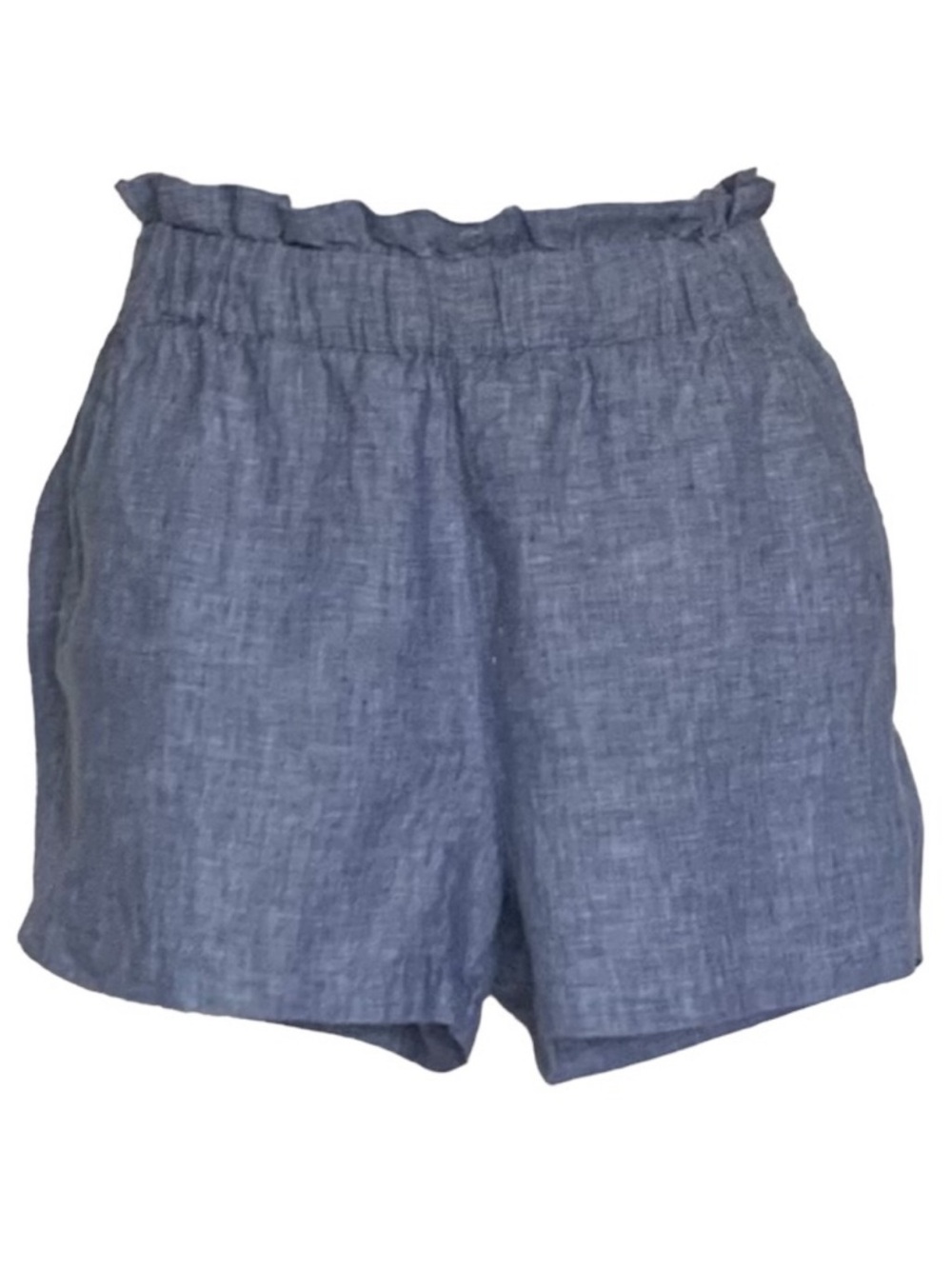 C & C California Blue Linen Shorts Size Small